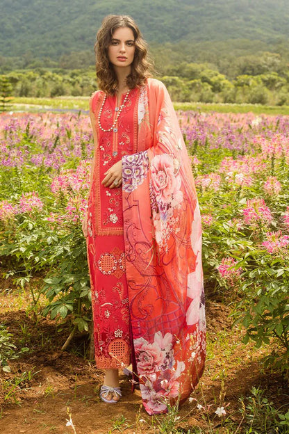 Grace Luxury Full Embroidered Chikenkari Lawn Unstiched 3PC Suit
