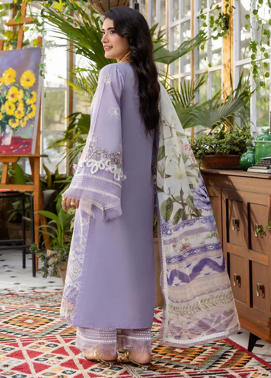 Grace-Luxury Full Embroidered Chikenkari Lawn Unstiched 3PC Suit