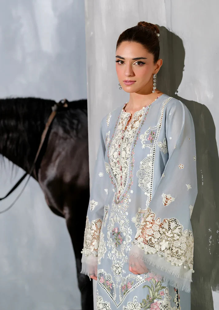 Grace Luxury Full Embroidered Chikenkari Lawn Unstiched 3PC Suit