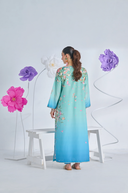 Kaftan Printed Stitched 2Piece
