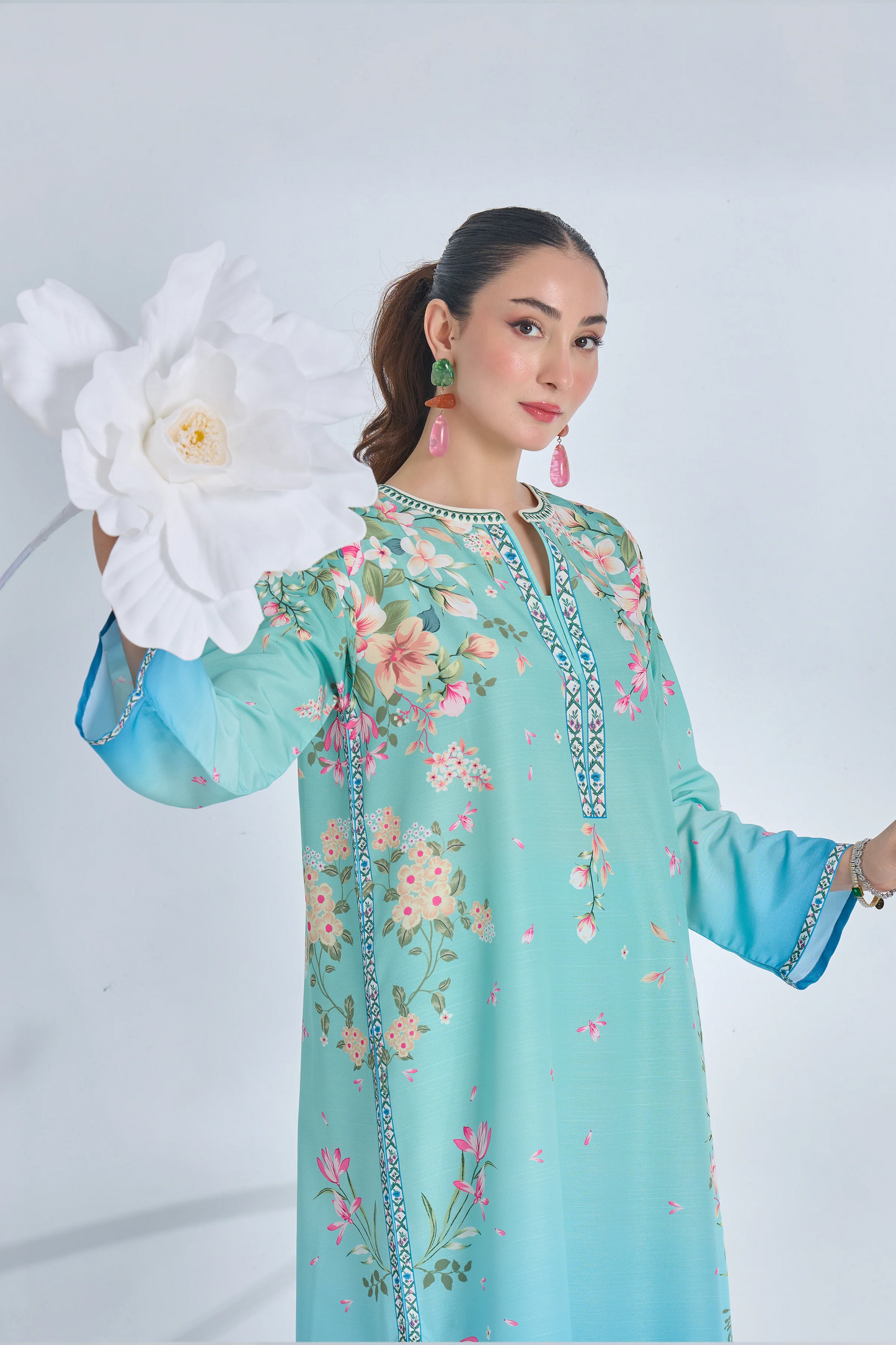 Kaftan Printed Stitched 2Piece