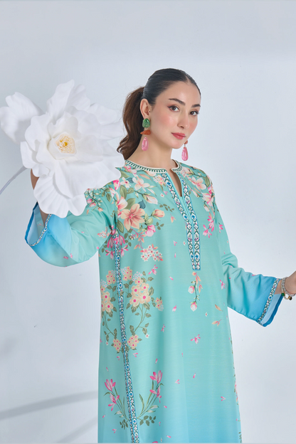 Kaftan Printed Stitched 2Piece