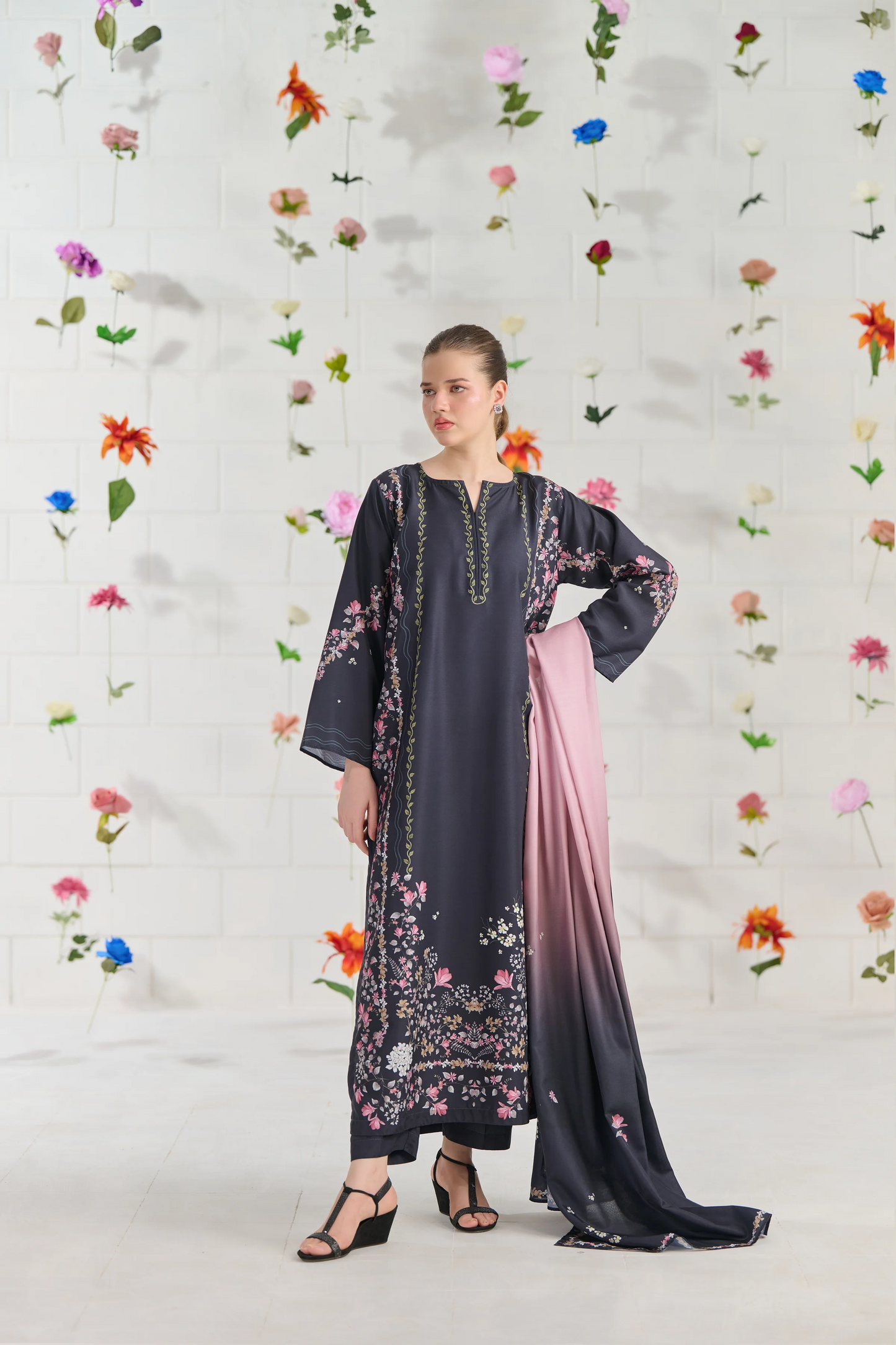 Orchid Printed Stitched 3Piece