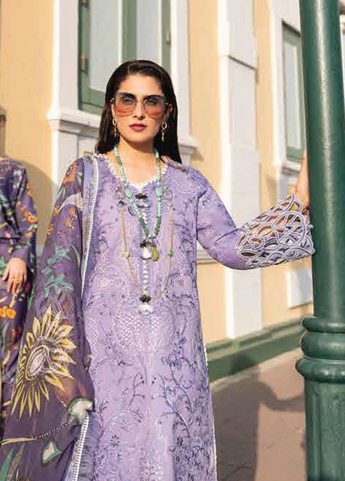 Grace-Luxury Full Embroidered Chikenkari Lawn Unstiched 3PC Suit