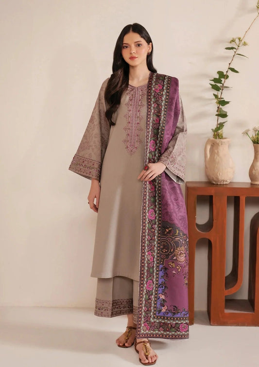 GRACE _ EMBROIDERY DHANAK 3PC UNSTICH
