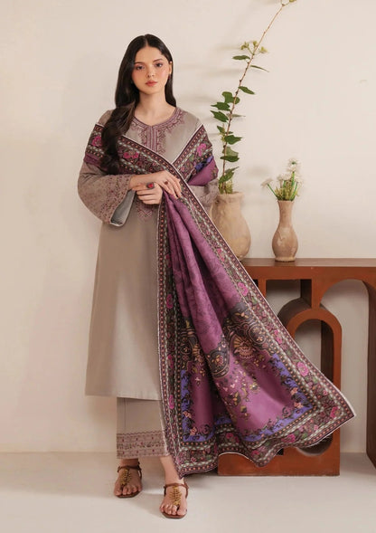 GRACE _ EMBROIDERY DHANAK 3PC UNSTICH