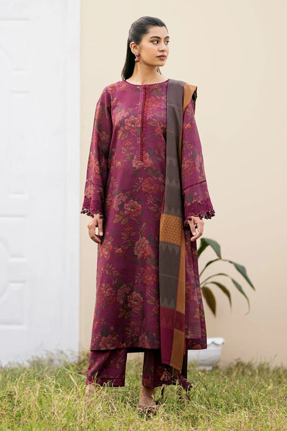 Grace-Digital Printed Karandi 3Pc UNSTICH