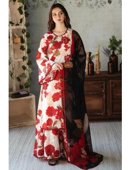 Grace-Digital Printed Karandi 3Pc UNSTICH