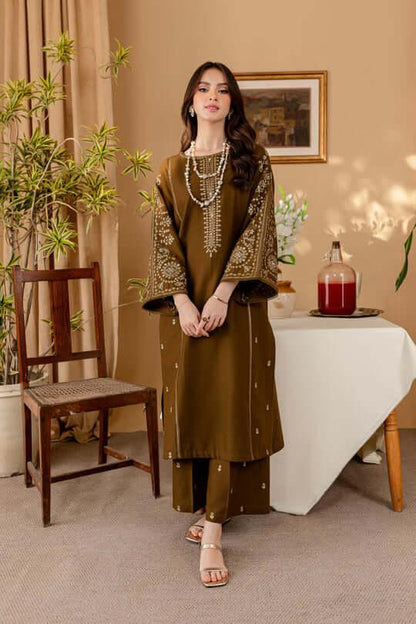 GRACE EMBROIDERY DHANAK 2PC UNSTICH