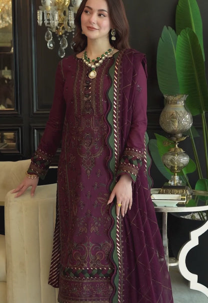 GRACE _ EMBROIDERY DHANAK 3PC UNSTICH