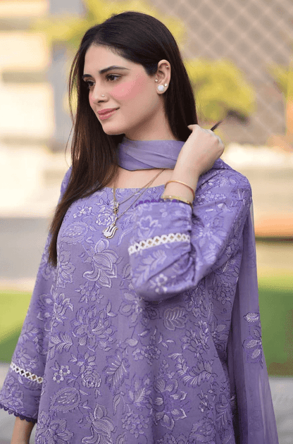 GRACE _ EMBROIDERY DHANAK 3PC UNSTICH