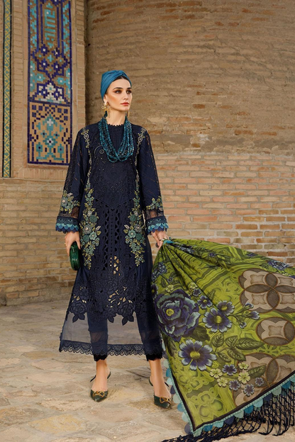 GRACE _ EMBROIDERY DHANAK 3PC UNSTICH