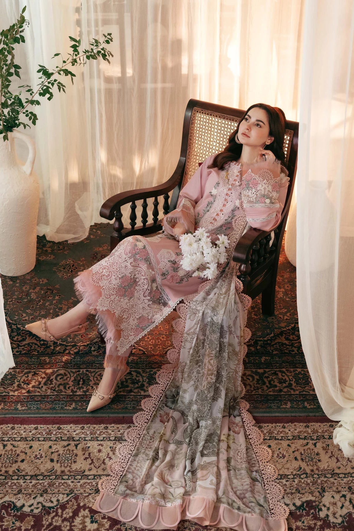 JADE EMBROIDERY DHANAK 3PC UNSTICH