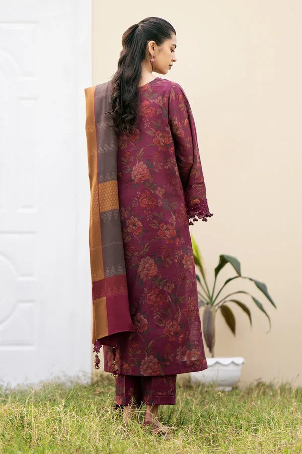 Grace-Digital Printed Karandi 3Pc UNSTICH