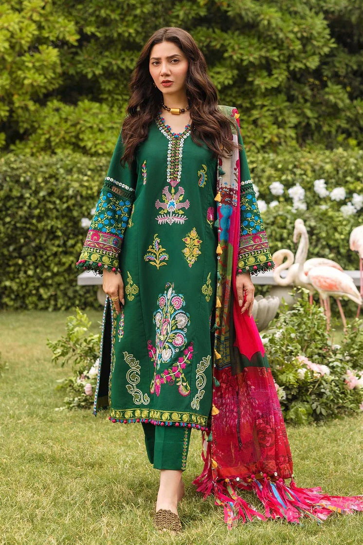 GRACE _ EMBROIDERY DHANAK 3PC UNSTICH