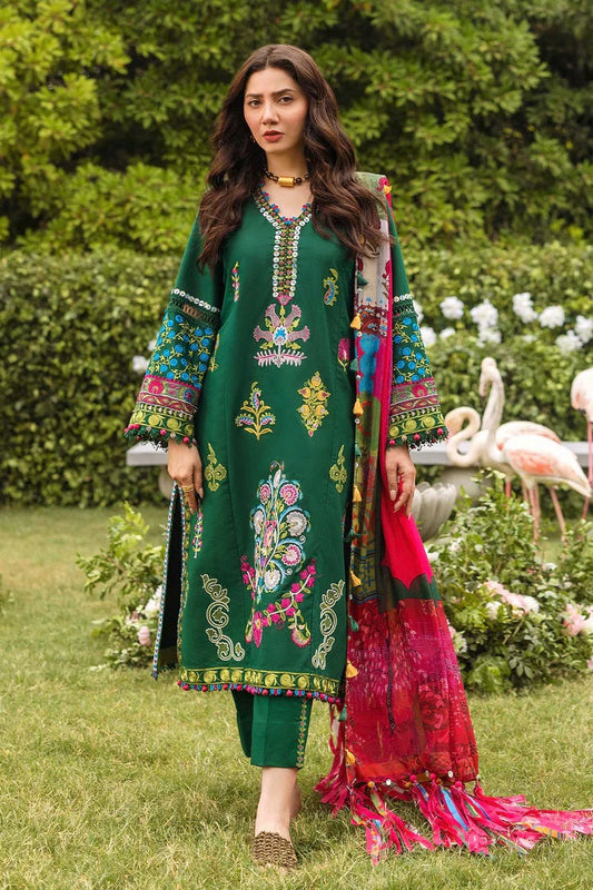 GRACE _ EMBROIDERY DHANAK 3PC UNSTICH