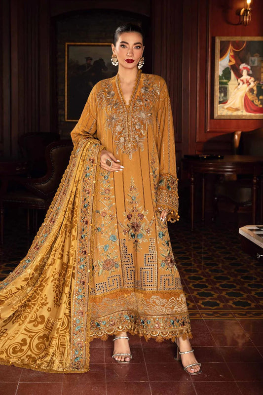 MARIA B EMBROIDERY DHANAK 3PC UNSTICH