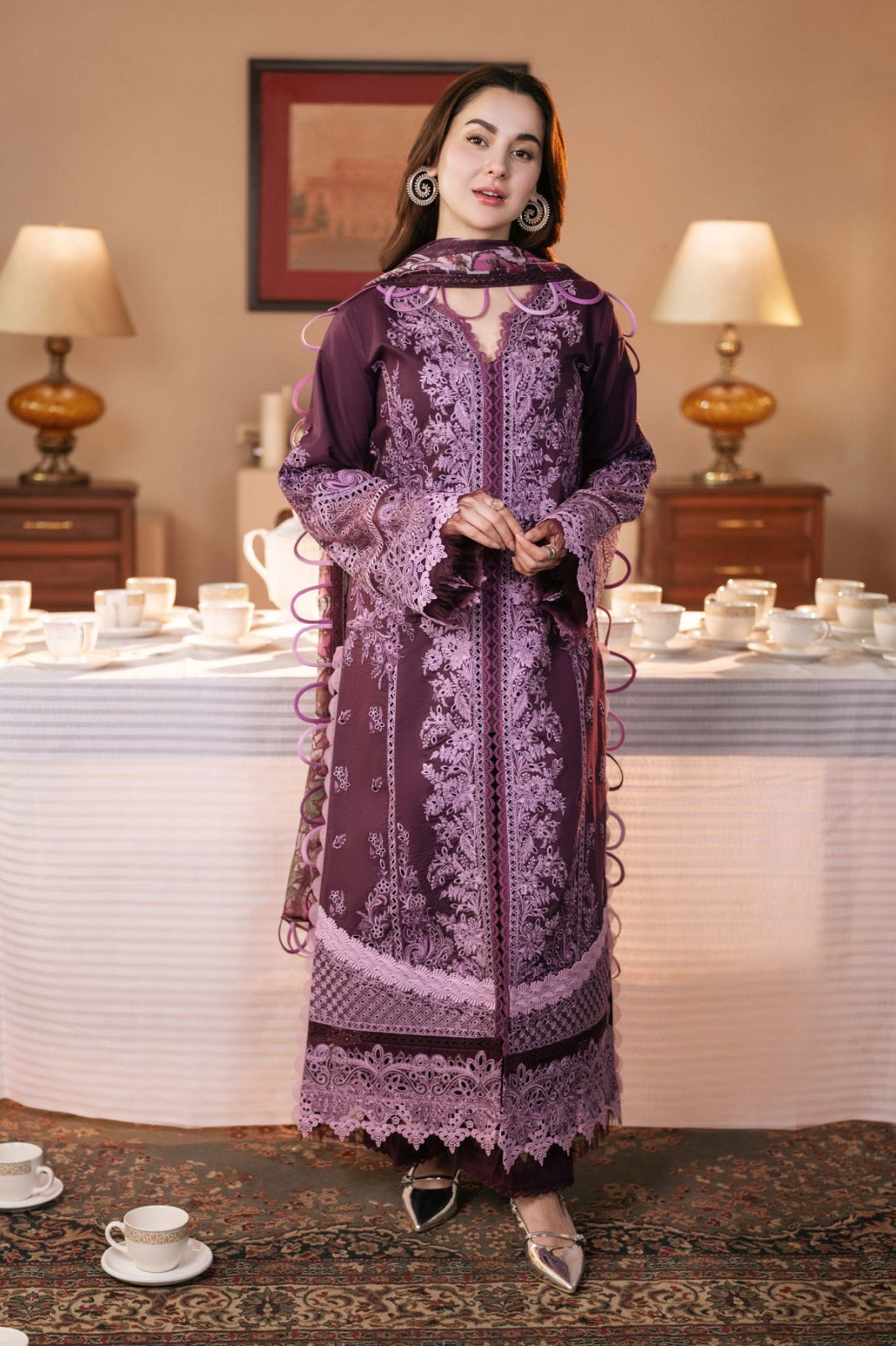 JADE EMBROIDERY DHANAK 3PC UNSTICH