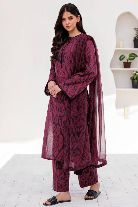 Grace-Digital Printed Karandi 3Pc UNSTICH