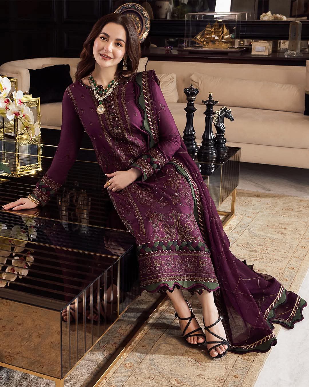 GRACE _ EMBROIDERY DHANAK 3PC UNSTICH