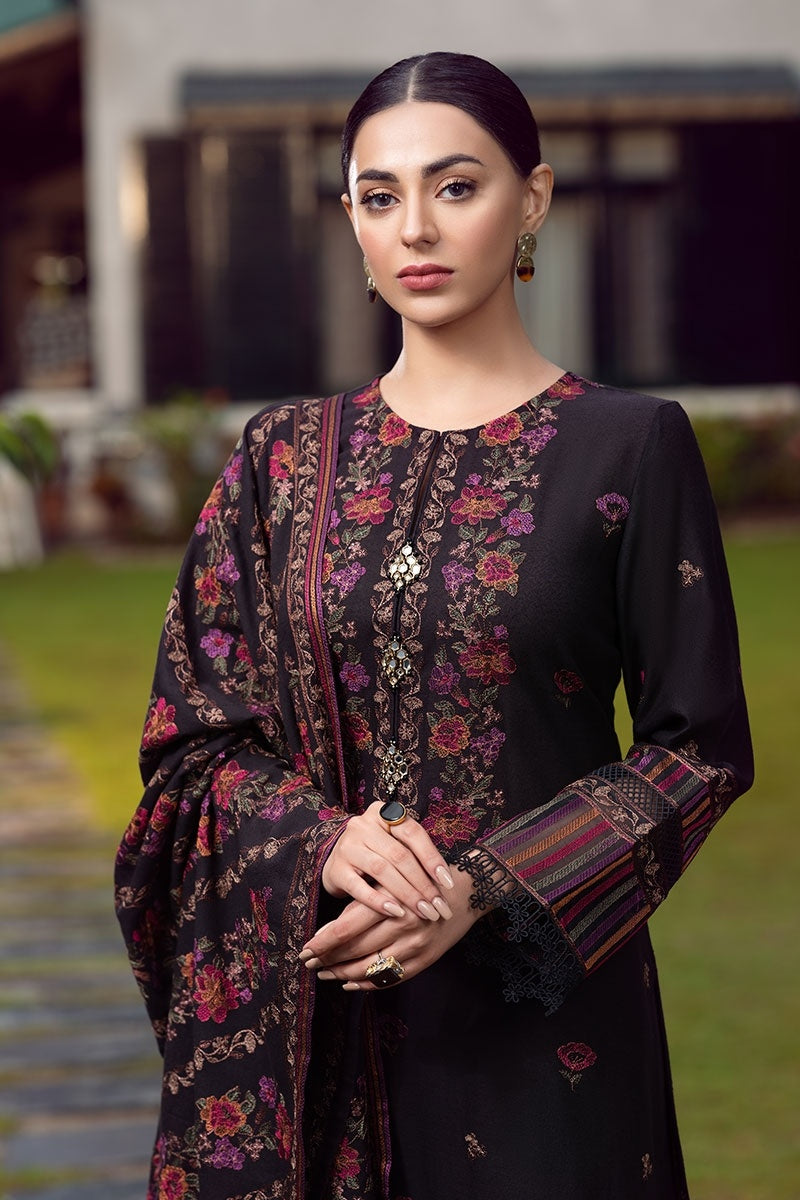 BAREEZE EMBROIDERY DHANAK  3PC UNSTICH
