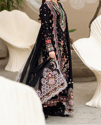 Grace Luxury Full Embroidered Chikenkari Lawn Unstiched 3PC Suit