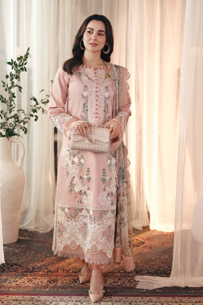 JADE EMBROIDERY DHANAK 3PC UNSTICH