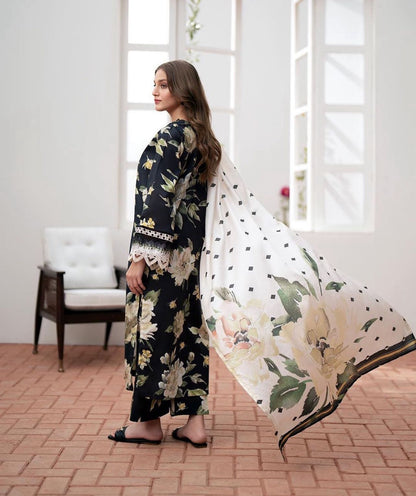 Grace-Digital Printed Karandi 3Pc UNSTICH