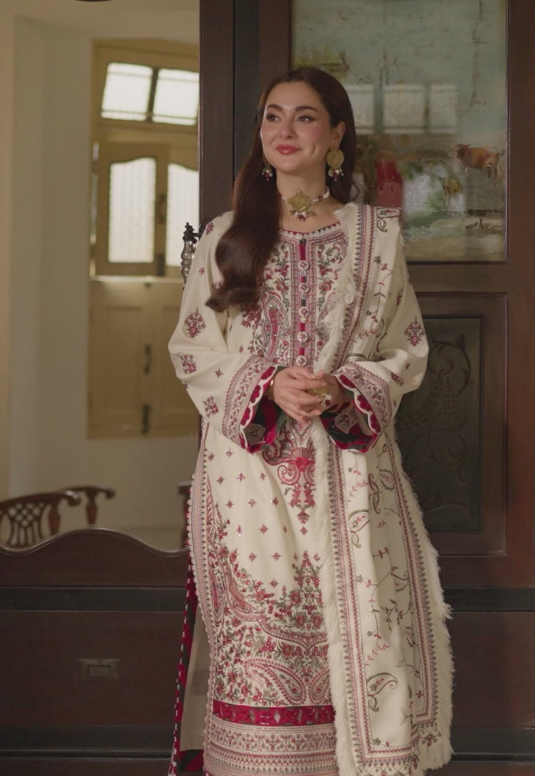 ASIM JOFA EMBROIDERY DHANAK 3PC UNSTICH