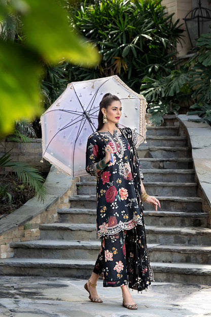 Grace-Digital Printed Karandi 3Pc UNSTICH