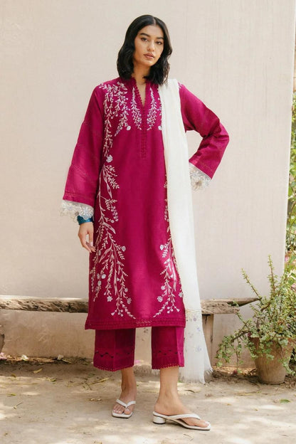 GRACE _ EMBROIDERY DHANAK 3PC UNSTICH