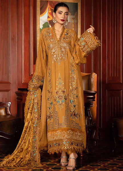 MARIA B EMBROIDERY DHANAK 3PC UNSTICH